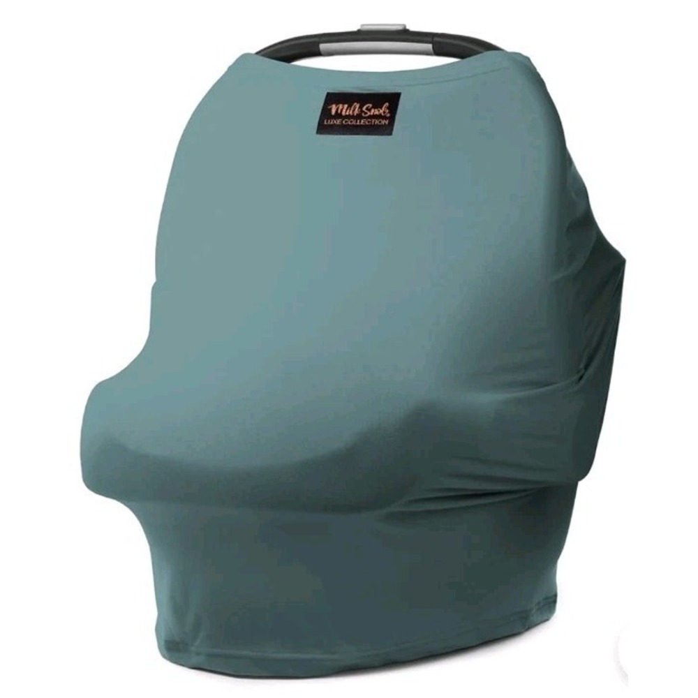Milk Snob Organic Nursing Cover Baby Car seat Breast Feeding Maternity Teal